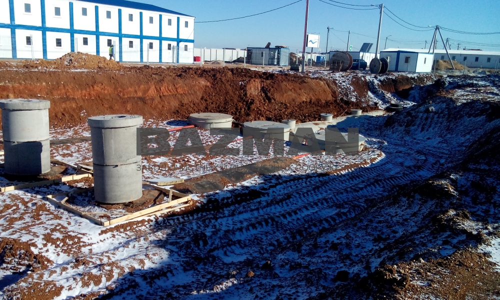 Подземные канализационные очистные сооружения (КОС) 100 м3/сутки Крым